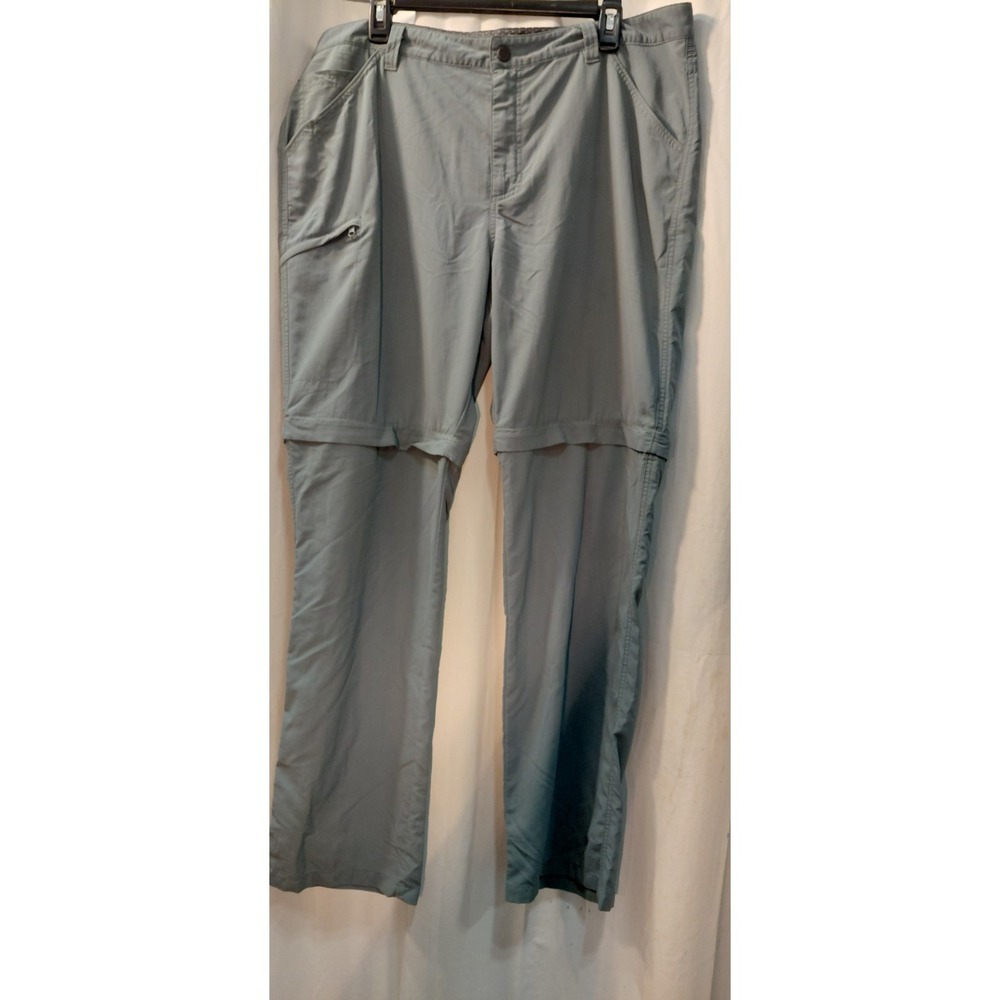 Mountain Hardwear Forest Green Convertible Hiking Pants Size 38x32
